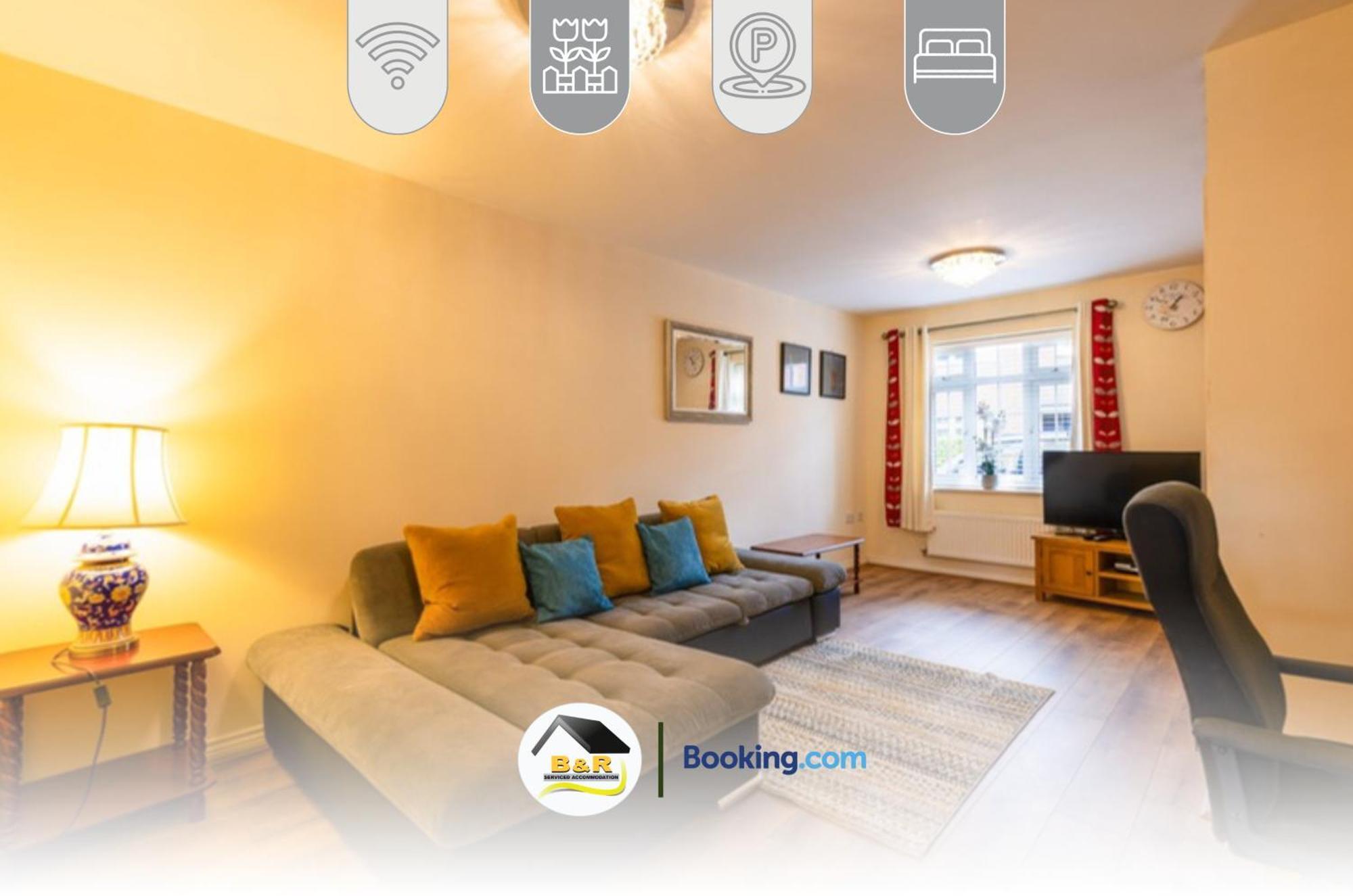 3 Bedroom House By B And R Serviced Accommodation Amesbury With Super Fast Wi-Fi 145Mbps Экстерьер фото